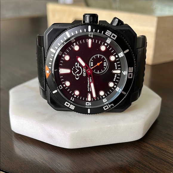Gevril XO Submarine 4534 Limited Other - GENEVA Black and Red Dive Watch